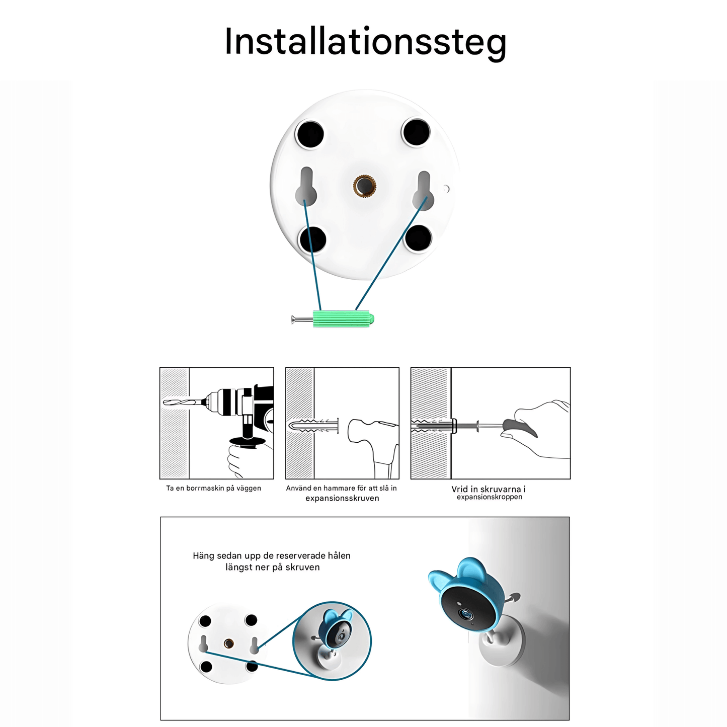 LullaView – Smart Babymonitor med Nattsyn, Temperaturovervåking & Trådløs Tilkobling