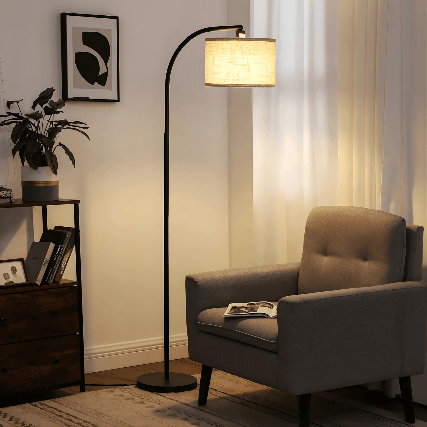 ELLA - Oplaadbare LED Lamp met USB-C Snel Opladen, Afstandsbediening & E27 Lampvoet, Instelbare Kleurtemperatuur (3000K-6500K)