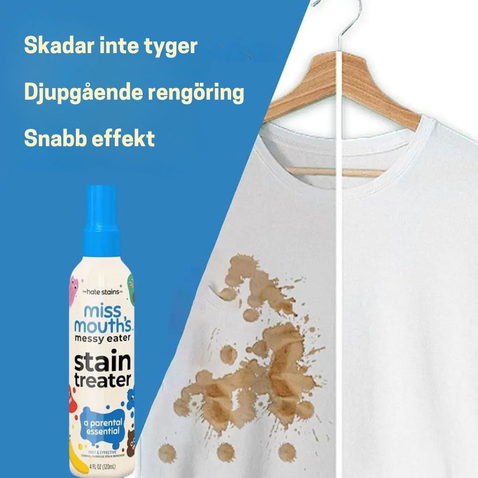 EVELINA - Ekologisk Fläckborttagningsspray Säker för Babykläder och Alla Tyger