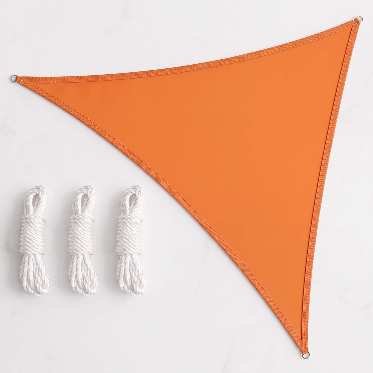 AXEL – Triangular Sun Sail with UV Protection – HDPE Shade Sail for Patio, Garden and Balcony