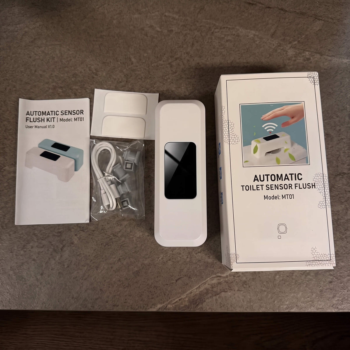 LOUISE – Smart Touchless Toilet Flush Sensor – Hygienic and Water-Saving Motion Sensor for the Bathroom