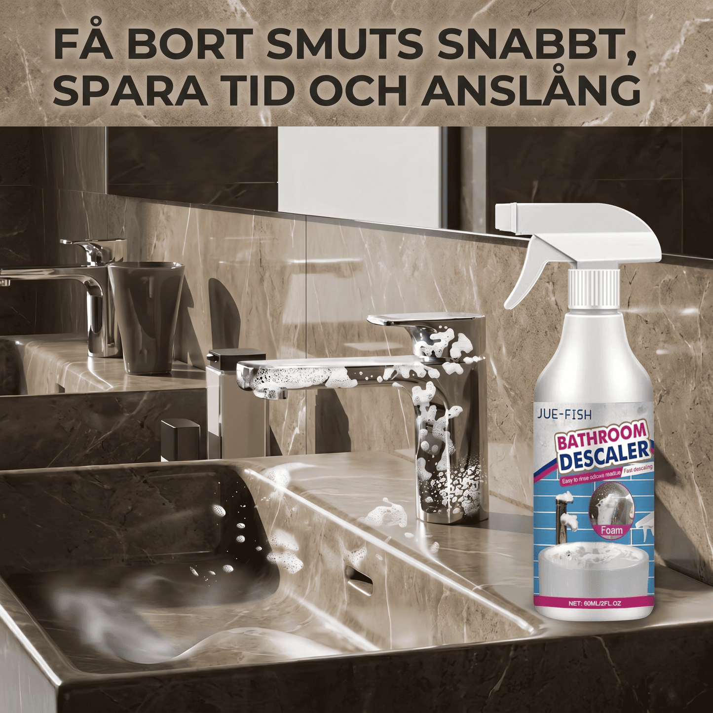 MARCO – 60 ml Badentkalker mit sanfter Formel & schneller Reinigung