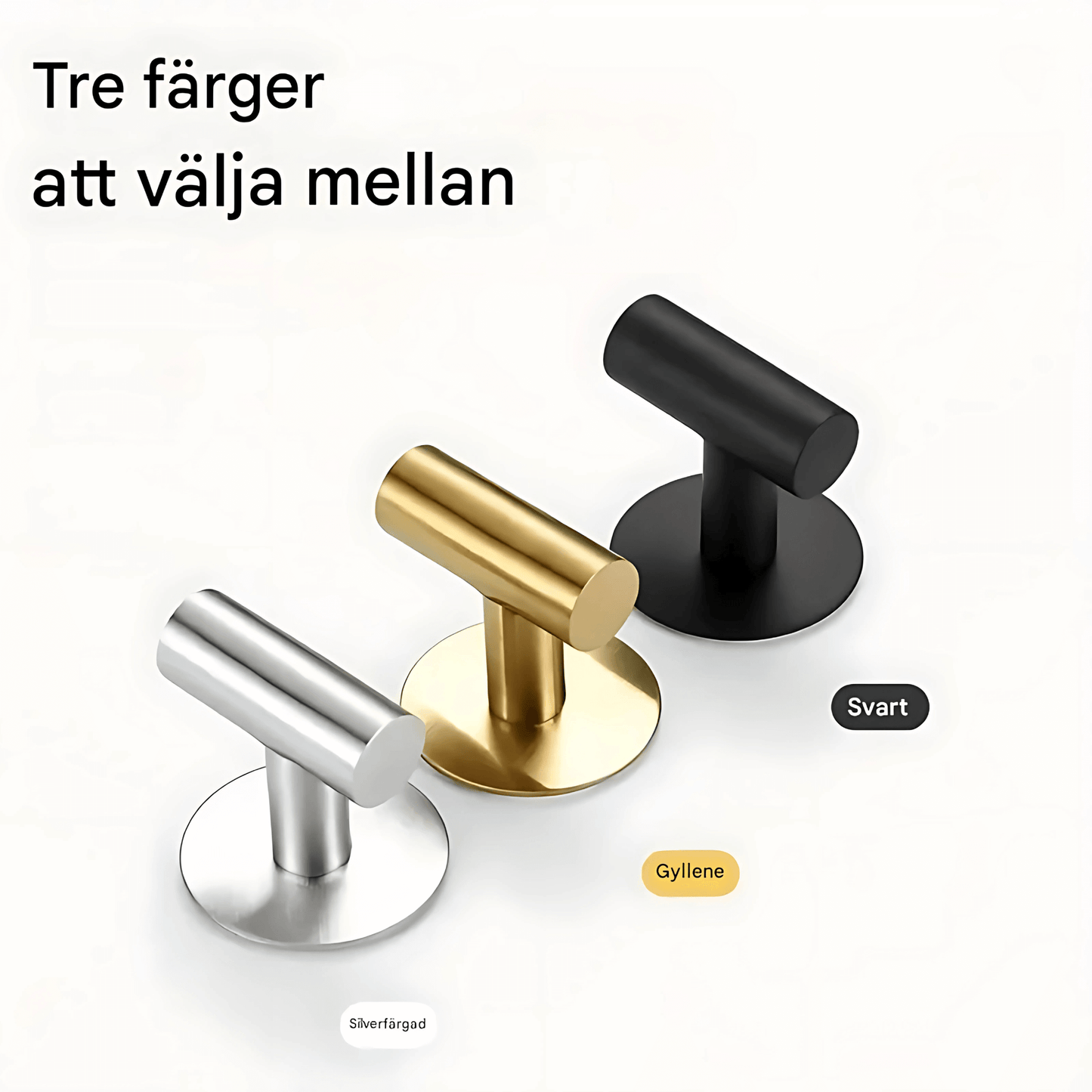 GripHook - Ruostumattomasta teräksestä valmistettu itsekiinnittyvä koukkusarja kylpyhuoneen seinäsäilytykseen & Keittiö (2-pack)