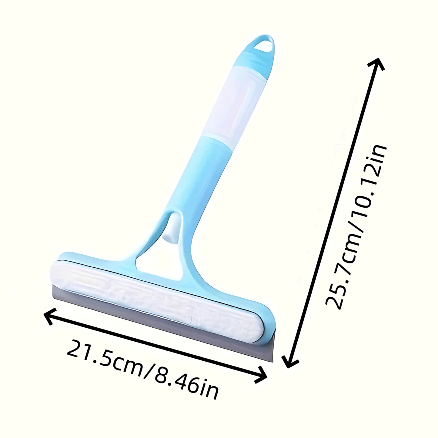 ClearSweep – 3-i-1 Vindusskrape med Spray, Svamp og Gummiblad for Hjem og Bil