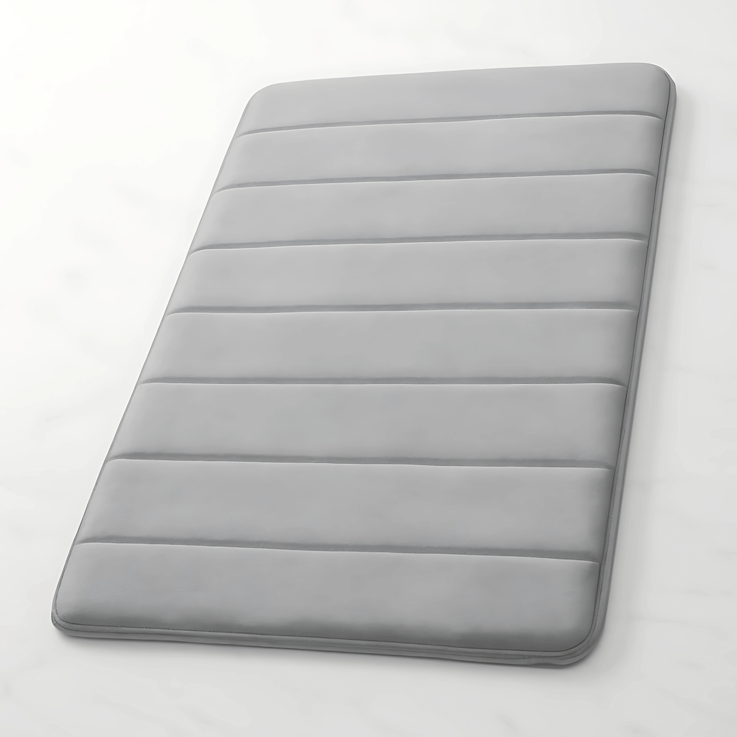 ComfortCush – Mjuk Badrumsmatta med Snabb Absorbering & Halkfri Botten i Memory-skum
