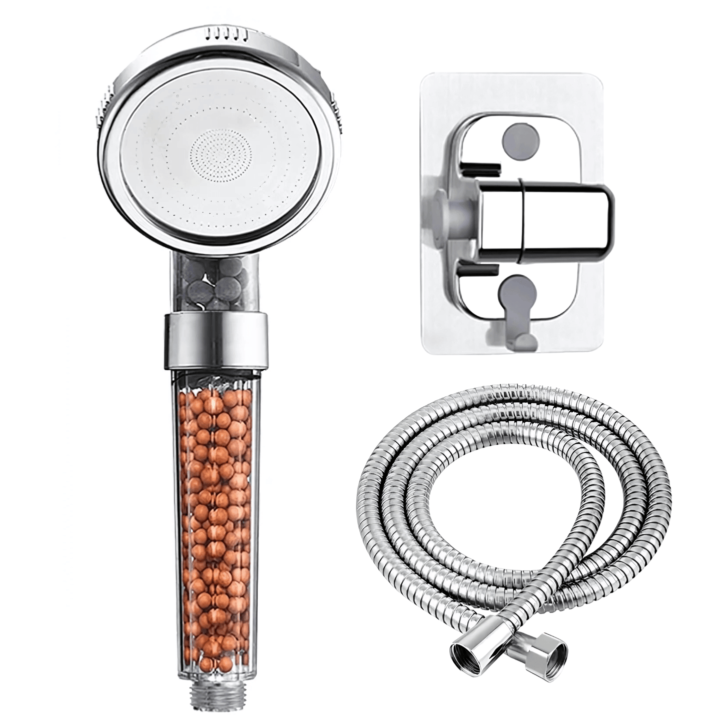 PureHaven – Håndholdt dusj med dobbel filtrering, høyt vanntrykk & Vannsparende design for badet