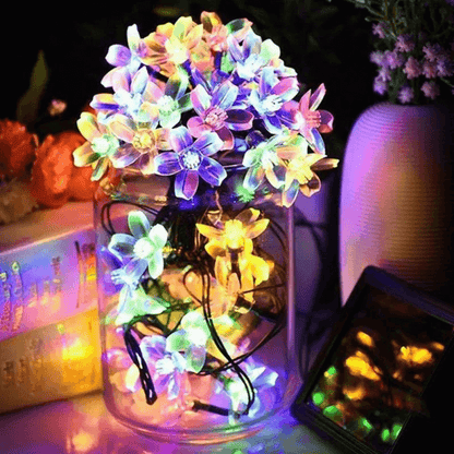 JOHANNA - Eleganta Blommor med Slinga Solar Trädgård LED-Lampa