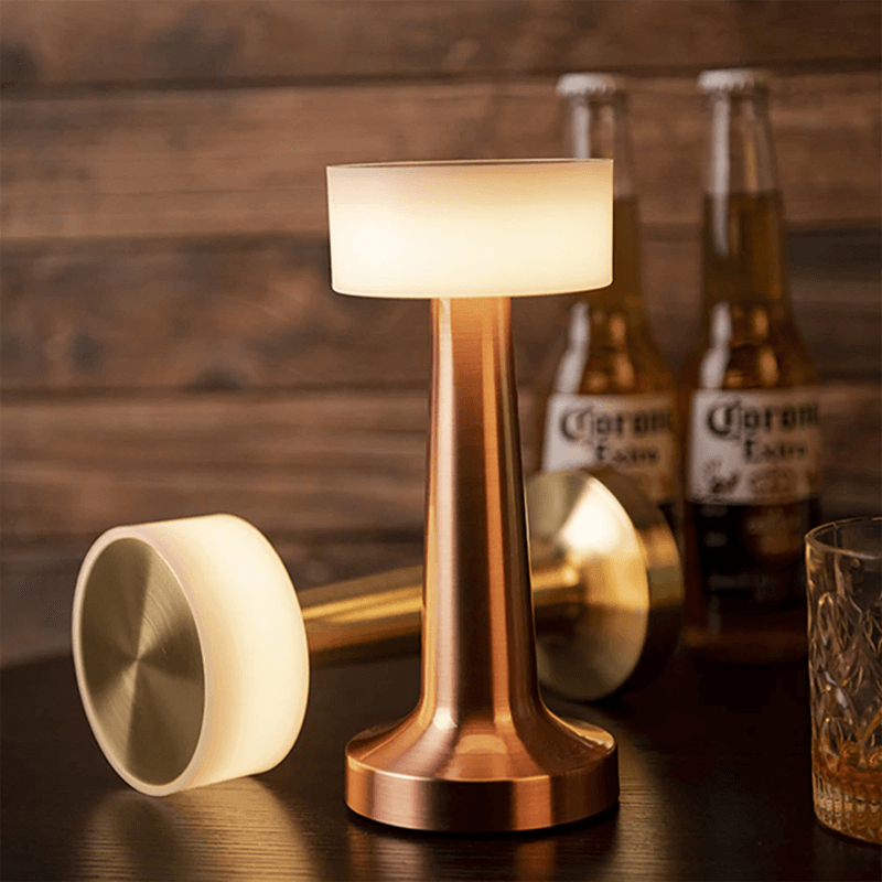 PONTUS - Bärbar Uppladdningsbar Retrobordslampa för Mysiga Utrymmen