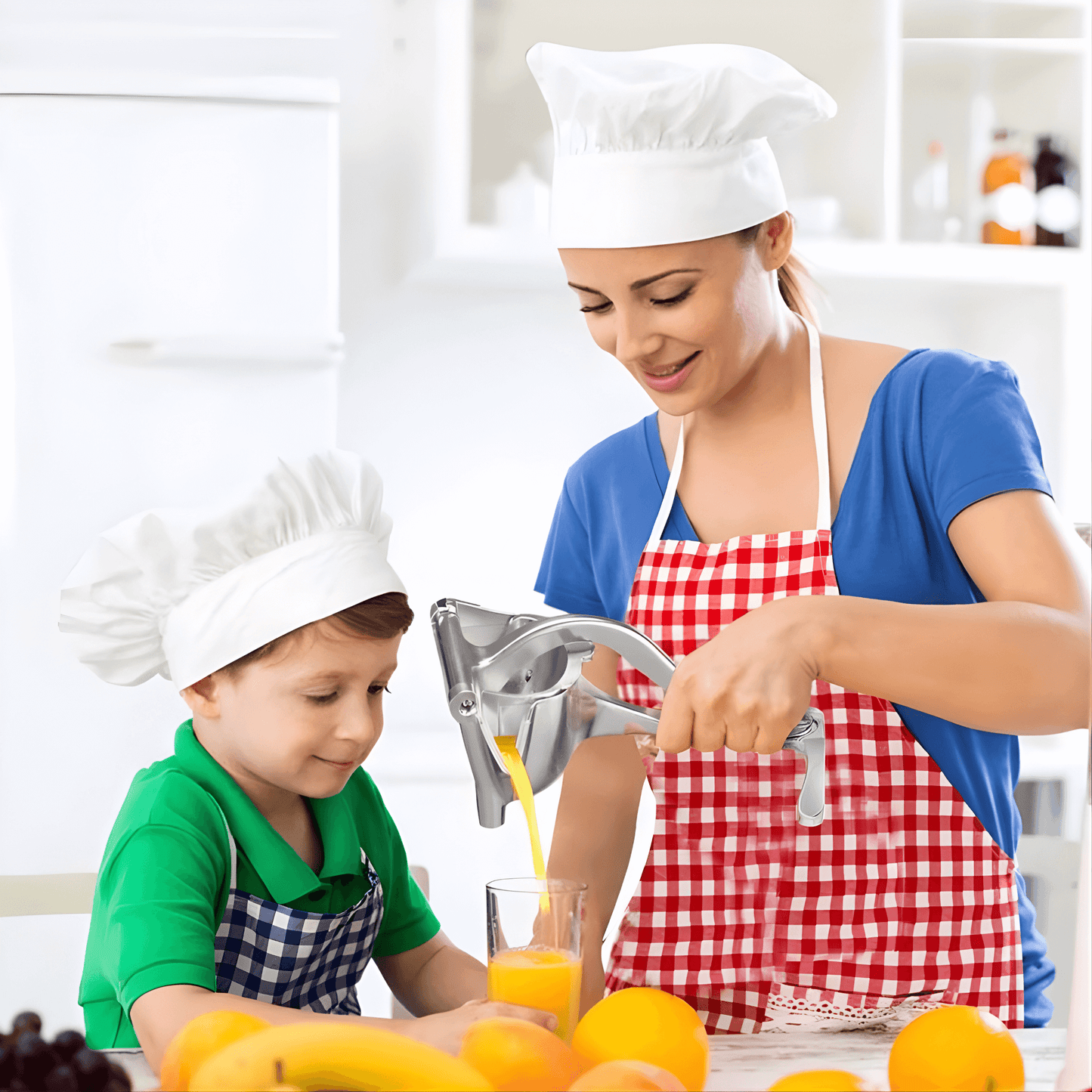 TILDA – Presse-agrumes manuel en alliage d'aluminium | Presse-agrumes manuel pour oranges, grenades et agrumes