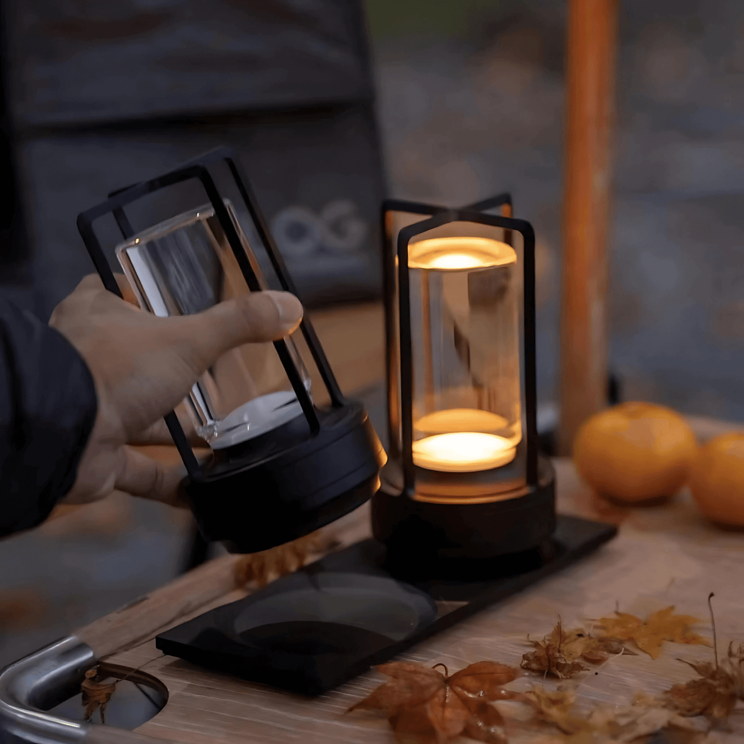 LARA – Kristall LED Bordslampa med Touchkontroll, Dimmer & Uppladdningsbart Batteri