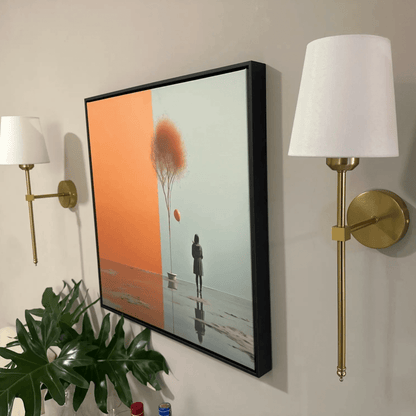 AMARA – Trådlös Vägglampa med Uppladdningsbart Batteri, Dimbart RGB-Ljus & Fjärrkontroll