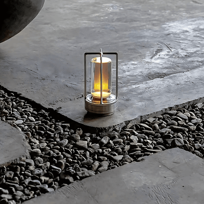 LARA – Kristall LED Bordslampa med Touchkontroll, Dimmer & Uppladdningsbart Batteri