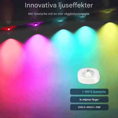 CHRISTY - Bluetooth & Wi-Fi RGBIC LED-lichtlus voor buiten, 15 m, 30 lampjes, App- en stembediening, IP67