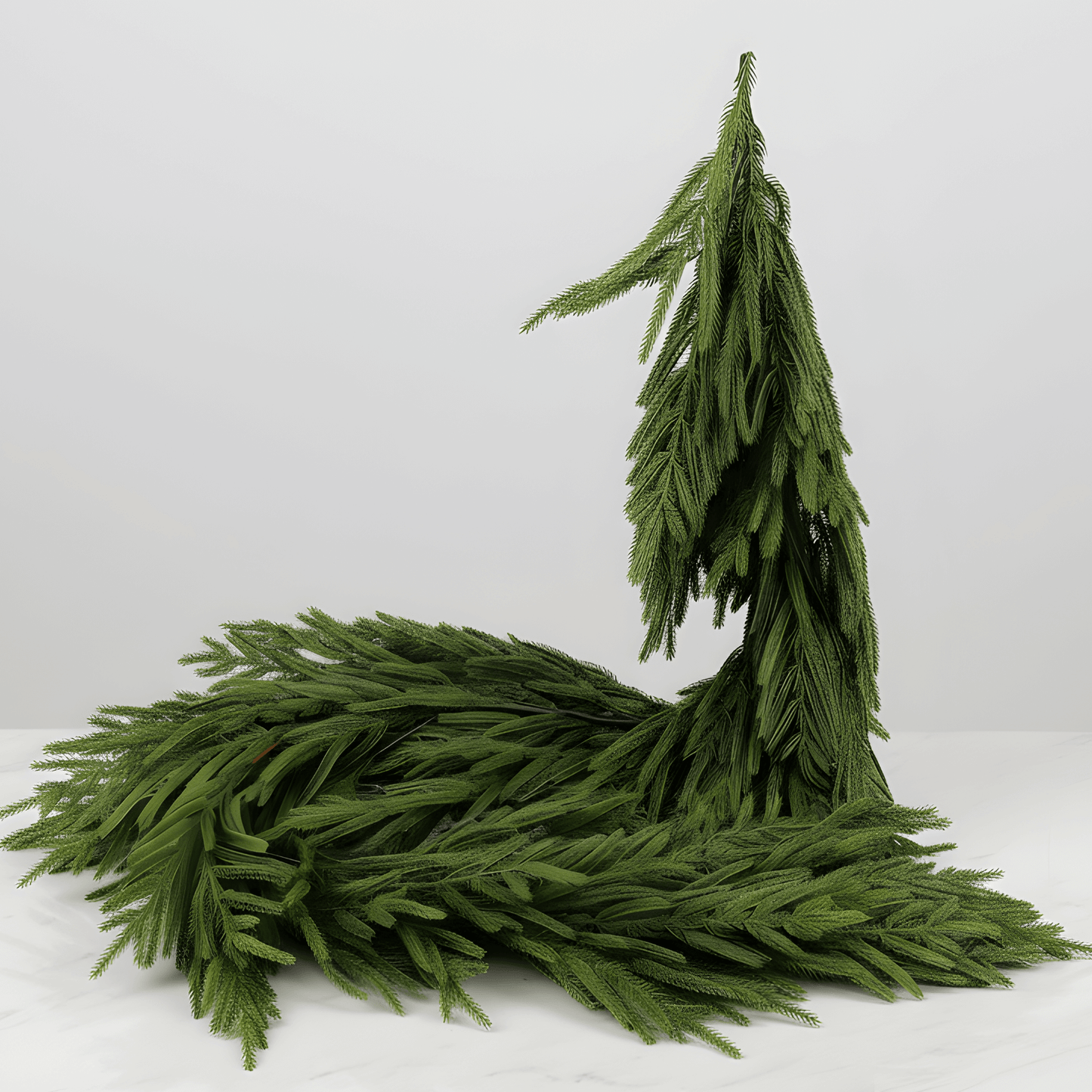 CHARM - Kerstmis Norfolk dennenkrans voor Haard, Tafel en Decoratie 270cm