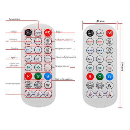 CHRISTY - Bluetooth & Wi-Fi RGBIC LED-lichtlus voor buiten, 15 m, 30 lampjes, App- en stembediening, IP67