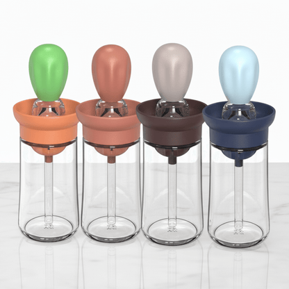 GUSTAV - Droppfri Oljebehållare med Stekborste