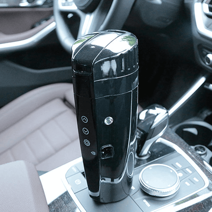 ALMA – Smart Bilmugg med Touchkontroll, LCD-display & Portabel Värmehållning