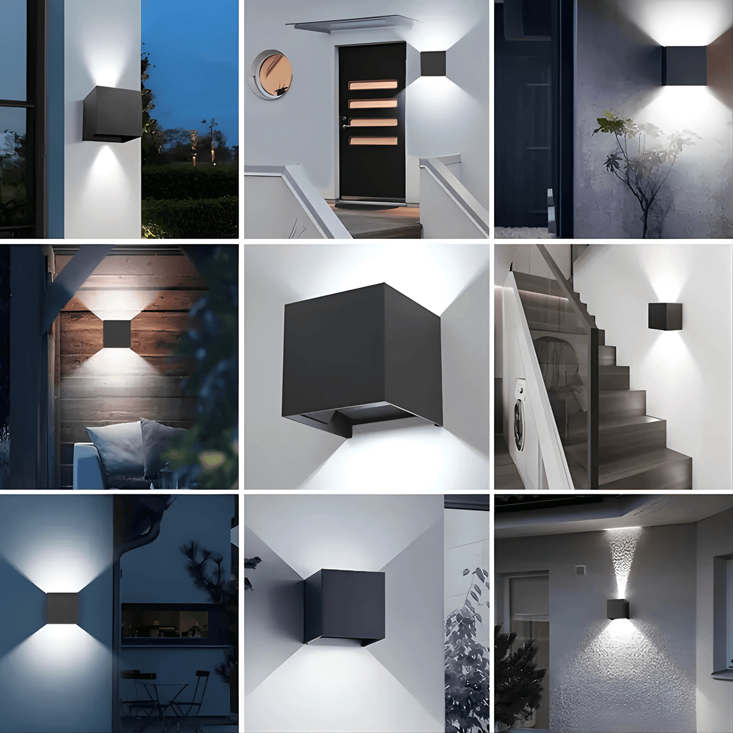 ELORA – Lampe murale moderne en aluminium avec éclairage LED bidirectionnel et design élégant.