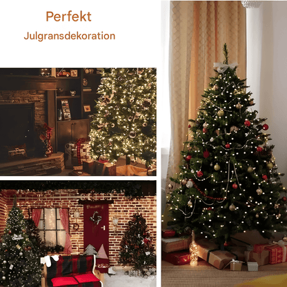 LUNA - Lumières de Noël LED avec 8 modes d'éclairage & Installation facile pour l'intérieur et l'extérieur