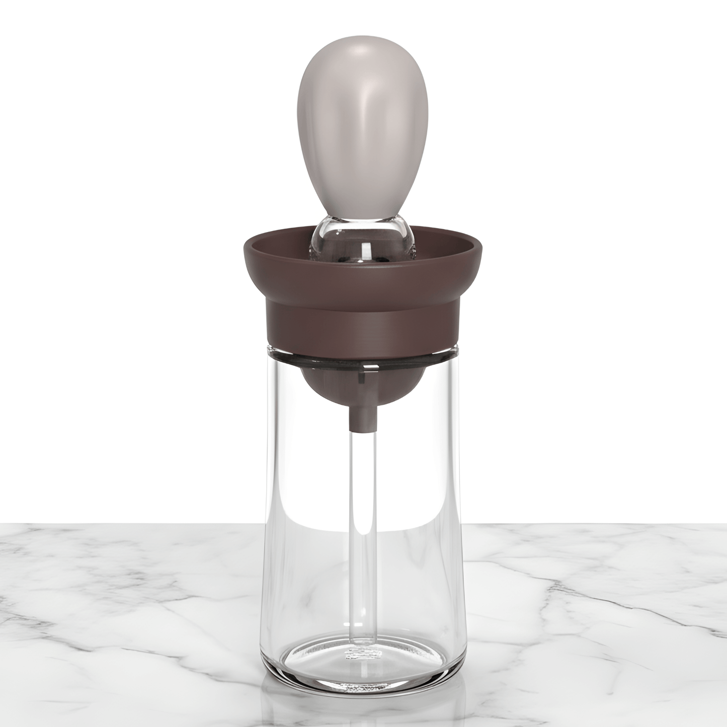 GUSTAV - Droppfri Oljebehållare med Stekborste