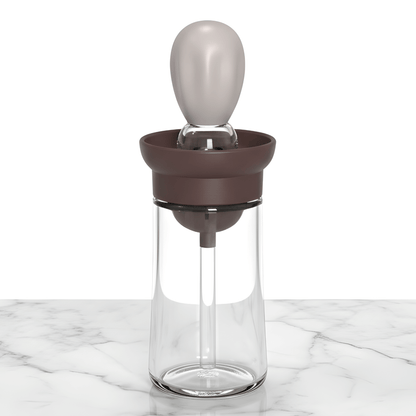 GUSTAV - Droppfri Oljebehållare med Stekborste