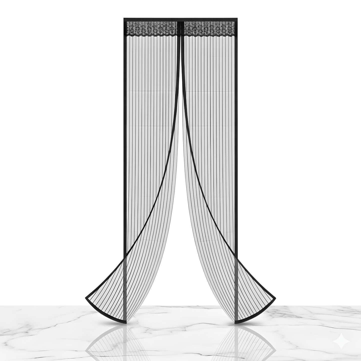 STELLAN - Dörrgardin med Magnetiskt nät för Insektsskydd