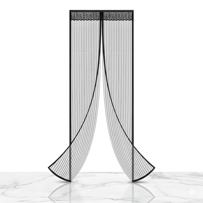 STELLAN - Dörrgardin med Magnetiskt nät för Insektsskydd