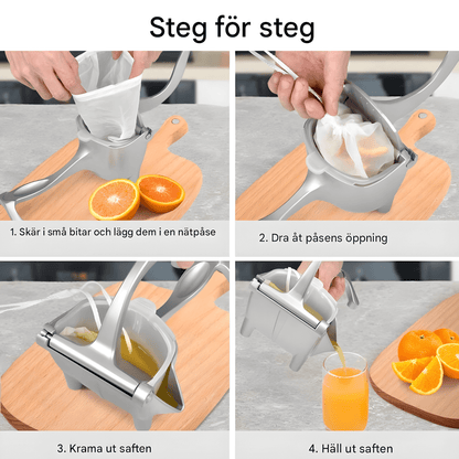 TILDA – Presse-agrumes manuel en alliage d'aluminium | Presse-agrumes manuel pour oranges, grenades et agrumes