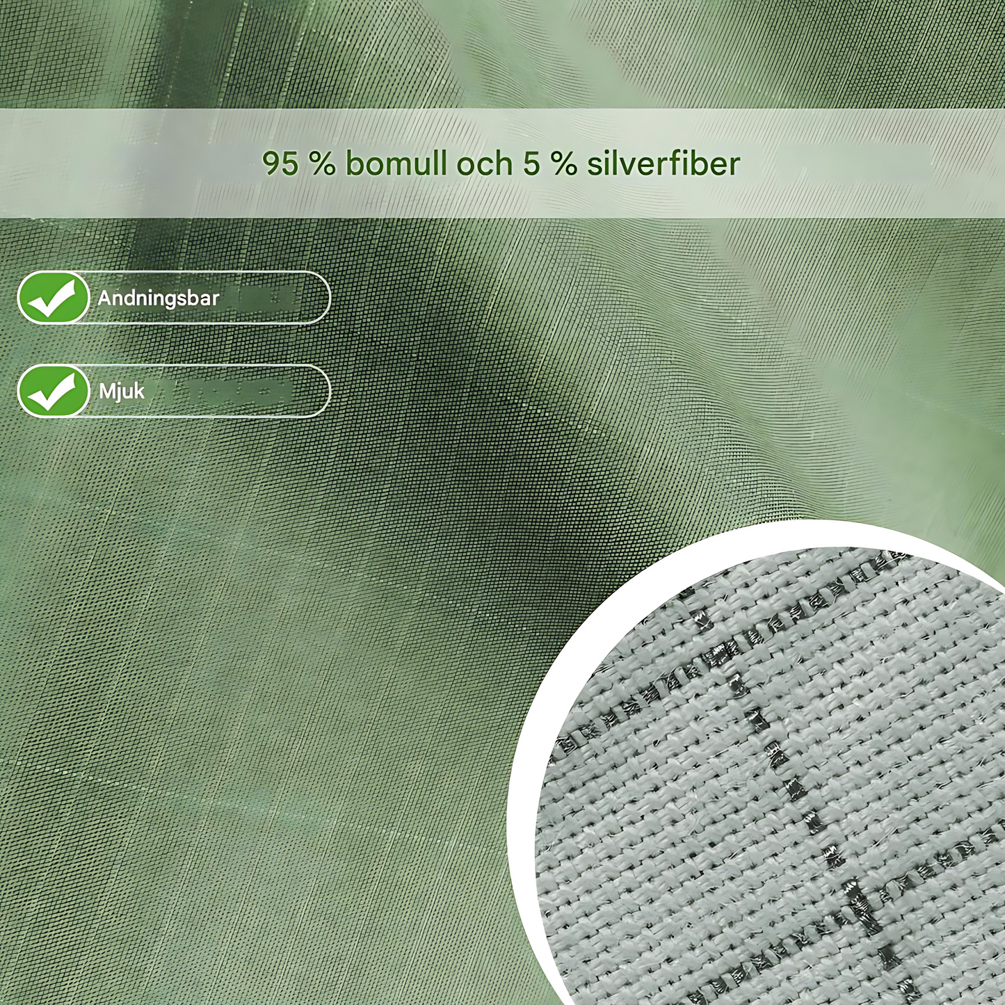 MAEVE - Biologisch katoenen aardingslaken met geleidende zilvervezels voor een betere nachtrust & Welzijn