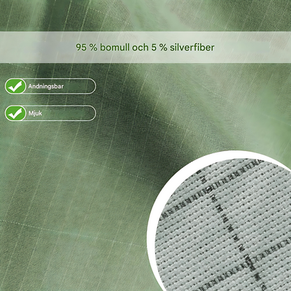 MAEVE - Biologisch katoenen aardingslaken met geleidende zilvervezels voor een betere nachtrust & Welzijn