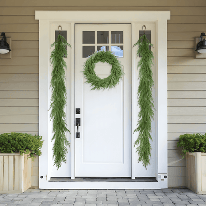 CHARM - Kerstmis Norfolk dennenkrans voor Haard, Tafel en Decoratie 270cm