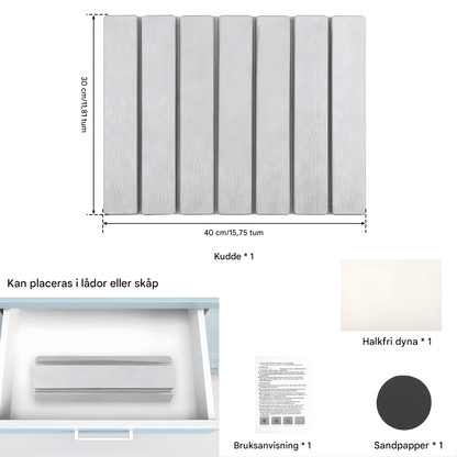 FREYA – Vikbar Sten-Torkmatta för Kök med Halkfri Bas & Absorberande Yta