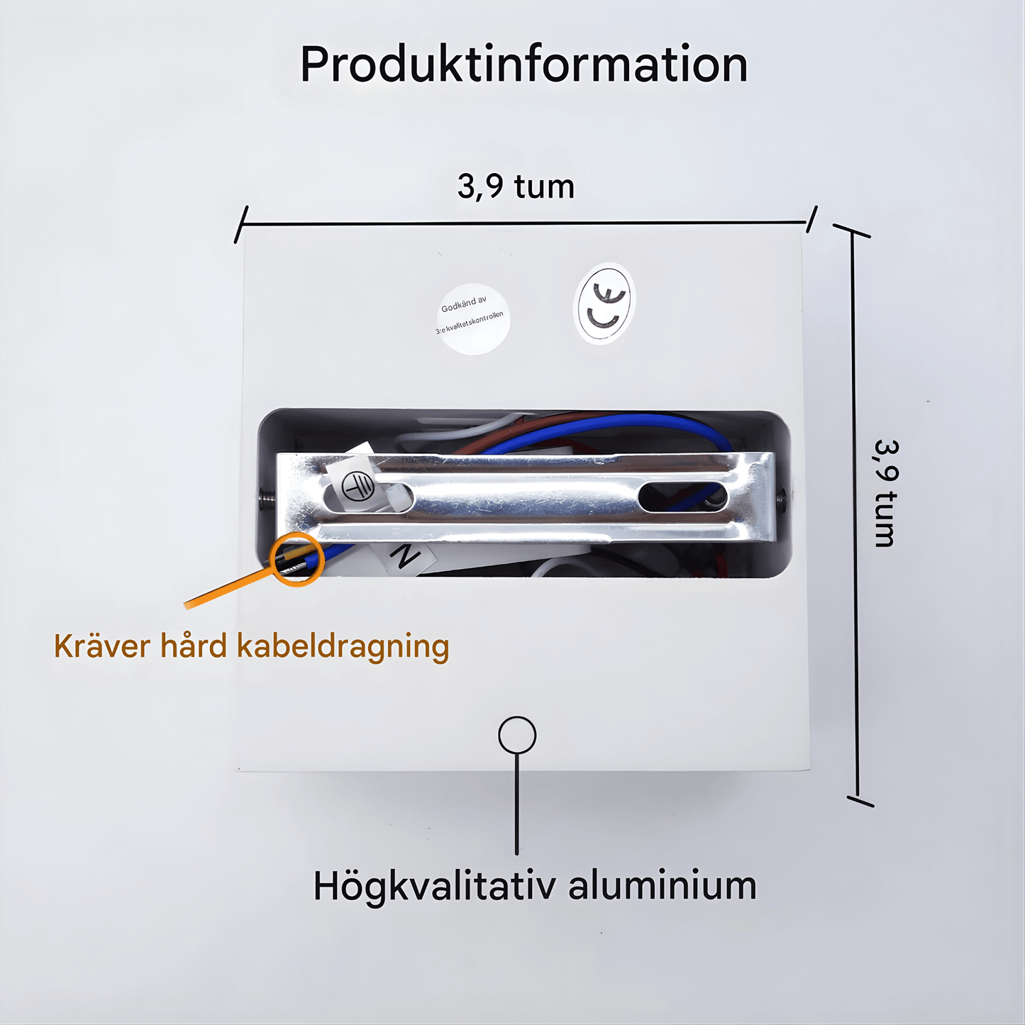 ELORA – Lampe murale moderne en aluminium avec éclairage LED bidirectionnel et design élégant.