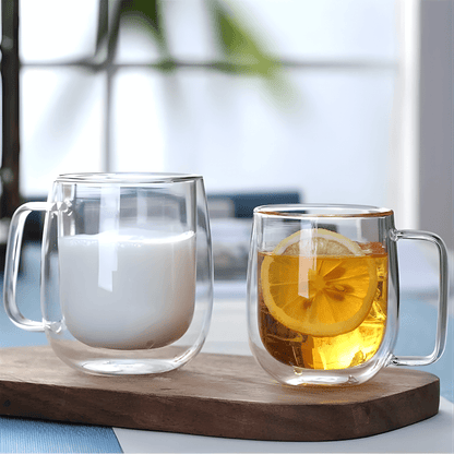 ANNIE – Dubbelväggig Värmetålig Glas Mugg i Borosilikatglas (150ml / 250ml)