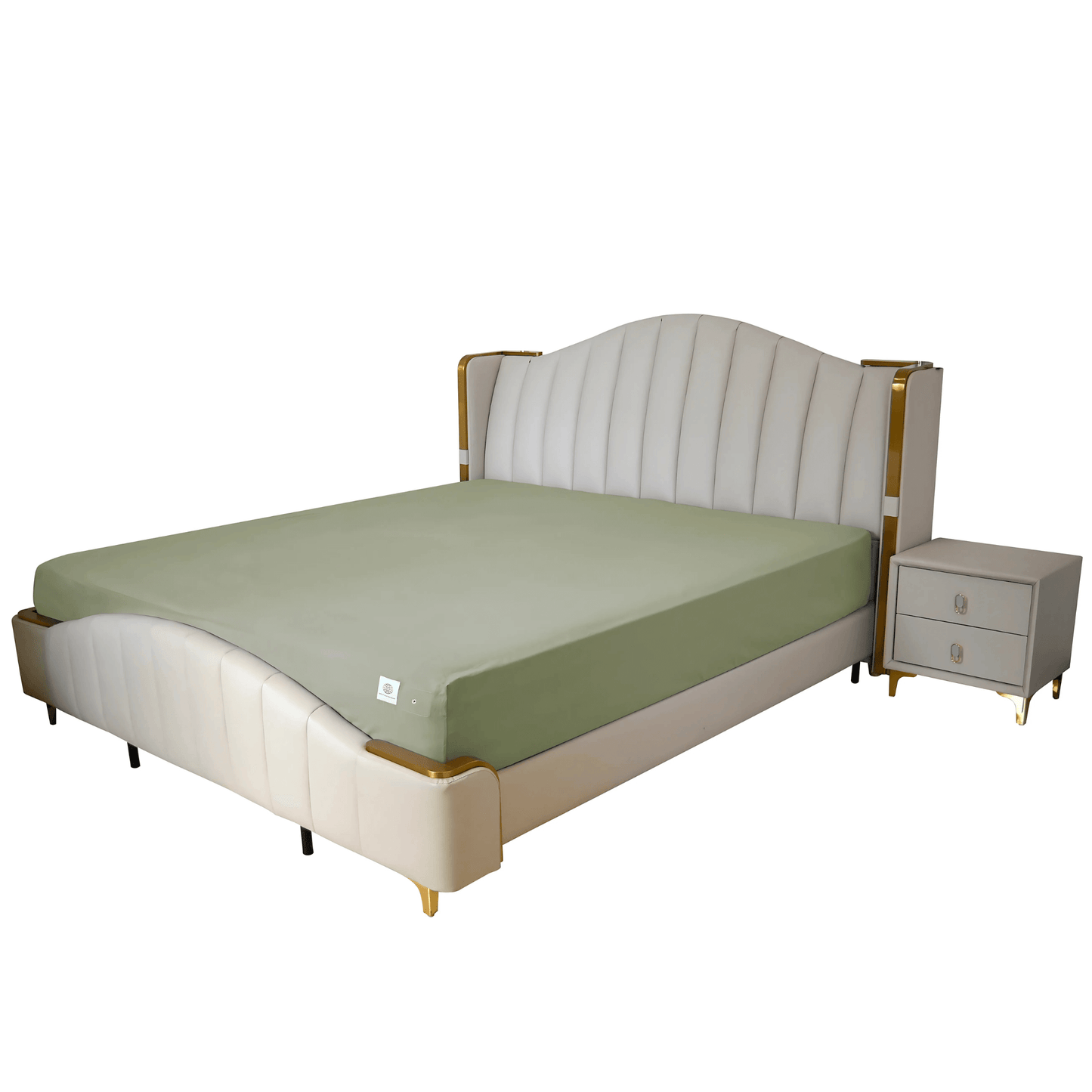 MAEVE - Biologisch katoenen aardingslaken met geleidende zilvervezels voor een betere nachtrust & Welzijn