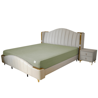 MAEVE - Biologisch katoenen aardingslaken met geleidende zilvervezels voor een betere nachtrust & Welzijn