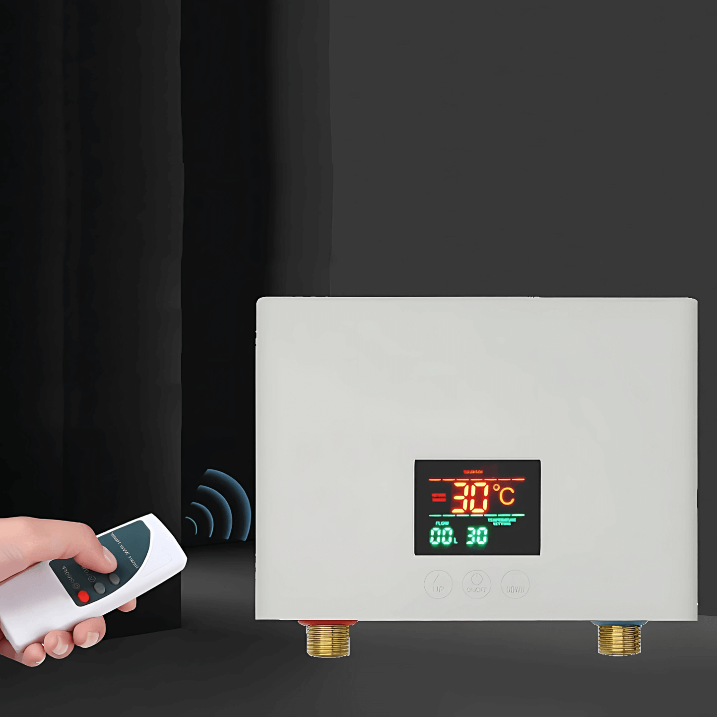 ELDA – Väggmonterad Varmvattenberedare 5500W för Badrum & Kök