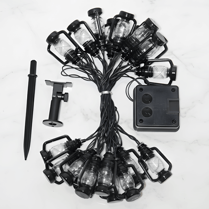 SOFIA - Solcellsdrivet LED-ljusband för Utomhusinredning