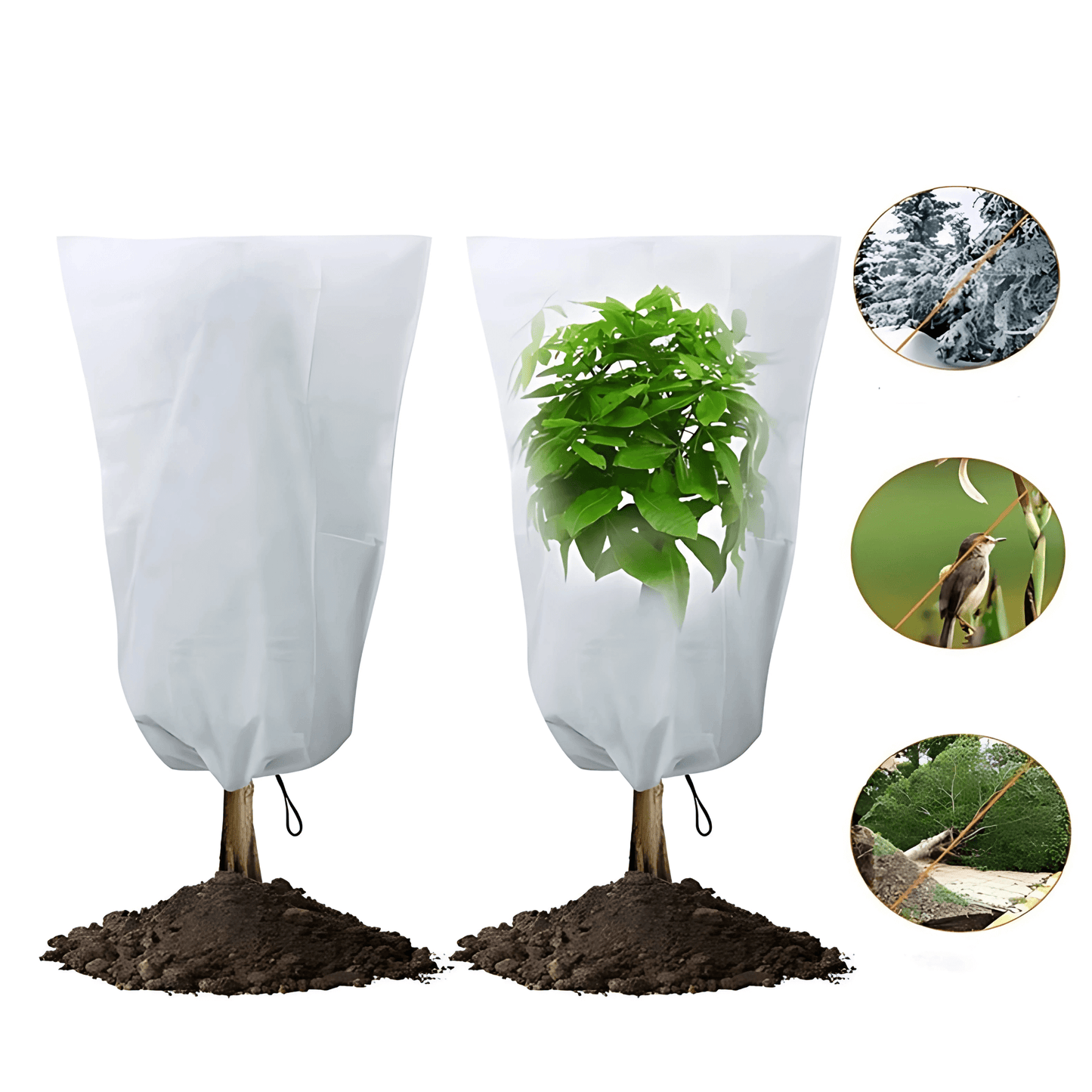 ELIN – Multifunctional Plant Cover with Zipper, Breathable Material &amp; Adjustable Size