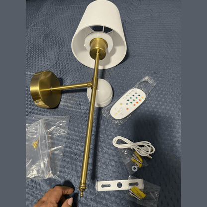 AMARA – Trådlös Vägglampa med Uppladdningsbart Batteri, Dimbart RGB-Ljus & Fjärrkontroll