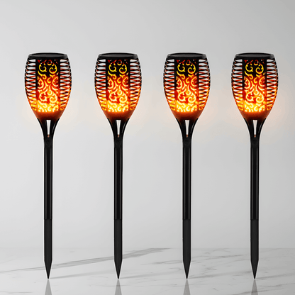 ELISABETH - Solcellsdriven LED-ficklampa för Utomhusbelysning