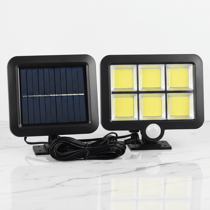 BO - Waterdichte muurlamp op zonne-energie met bewegingssensor