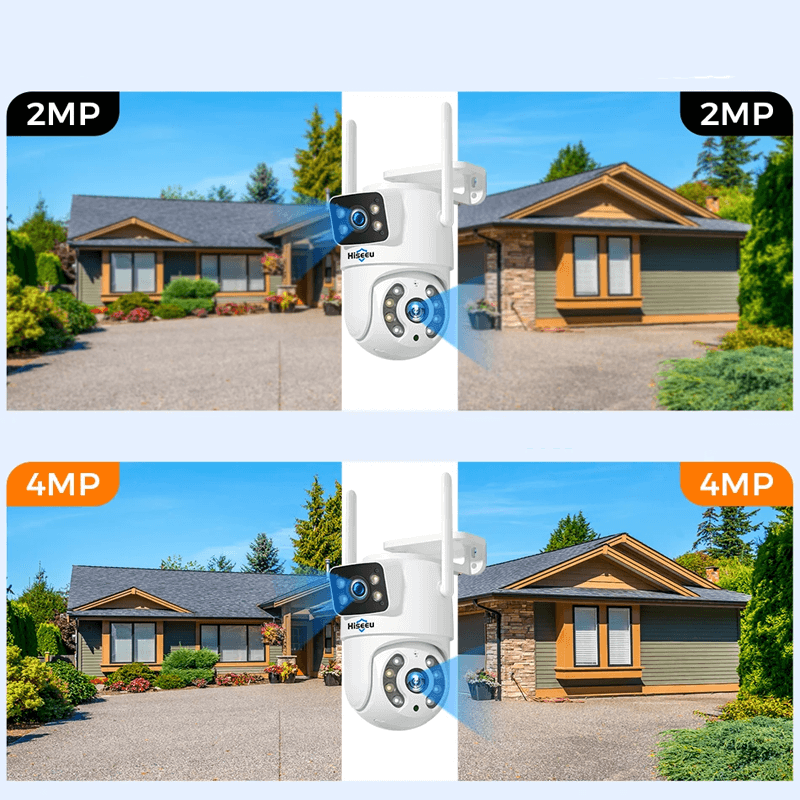 ISAK - 8MP WiFi Övervakningskamera med dubbla linser