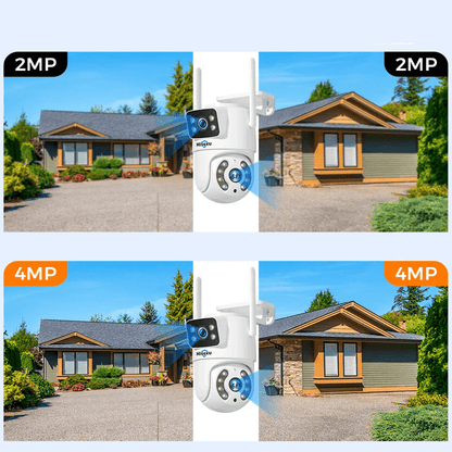 ISAK - 8MP WiFi Övervakningskamera med dubbla linser
