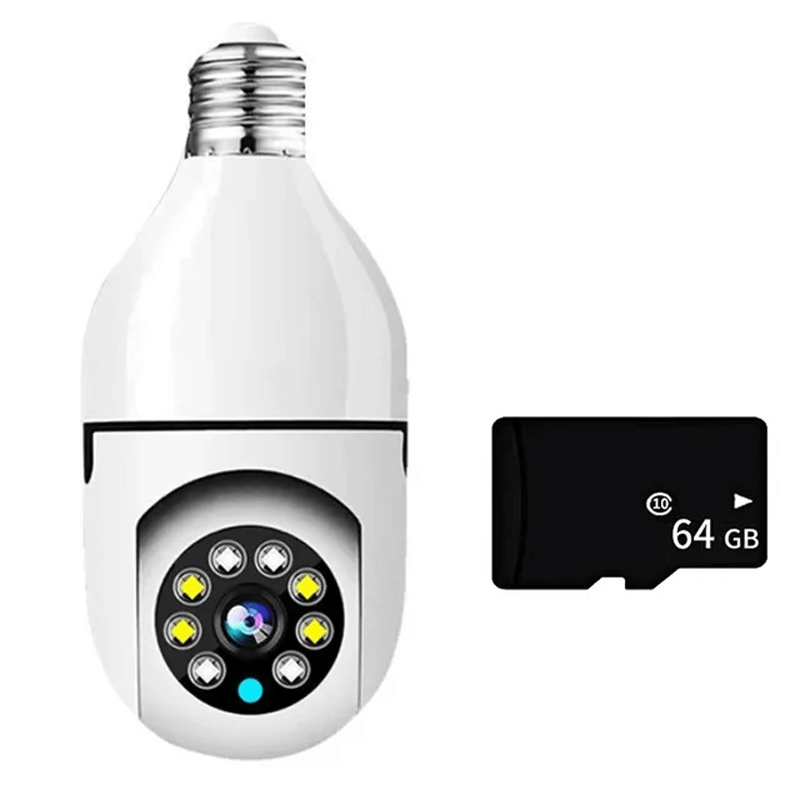 HUGO - 5G WiFi-övervakningskamera med Lampdesign och 360° Täckning