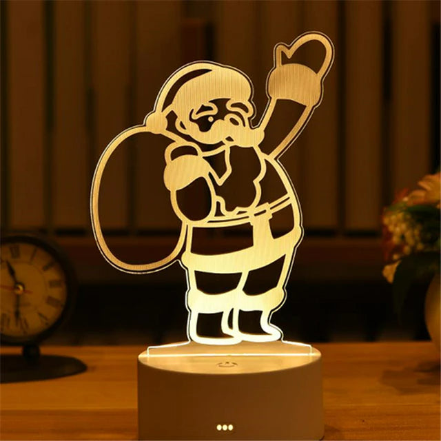 KNUT - 3D LED-ljusfigur med Touchkontroll för Rumsinredning