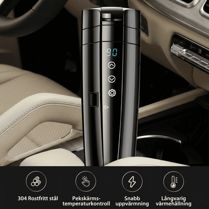 ALMA - Tasse de voiture intelligente avec contrôle tactile, écran LCD & Rétention de chaleur portable