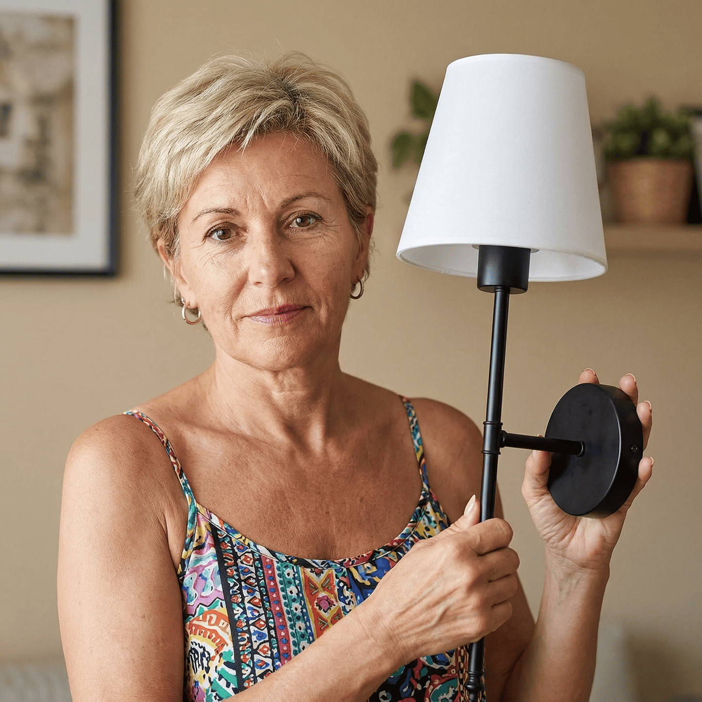 AMARA – Lampe murale sans fil avec batterie rechargeable, lumière RGB variable et télécommande