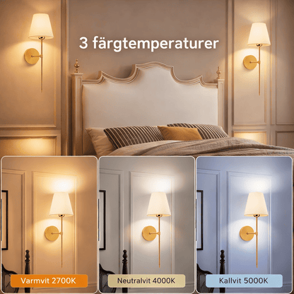 AMARA – Lampe murale sans fil avec batterie rechargeable, lumière RGB variable et télécommande