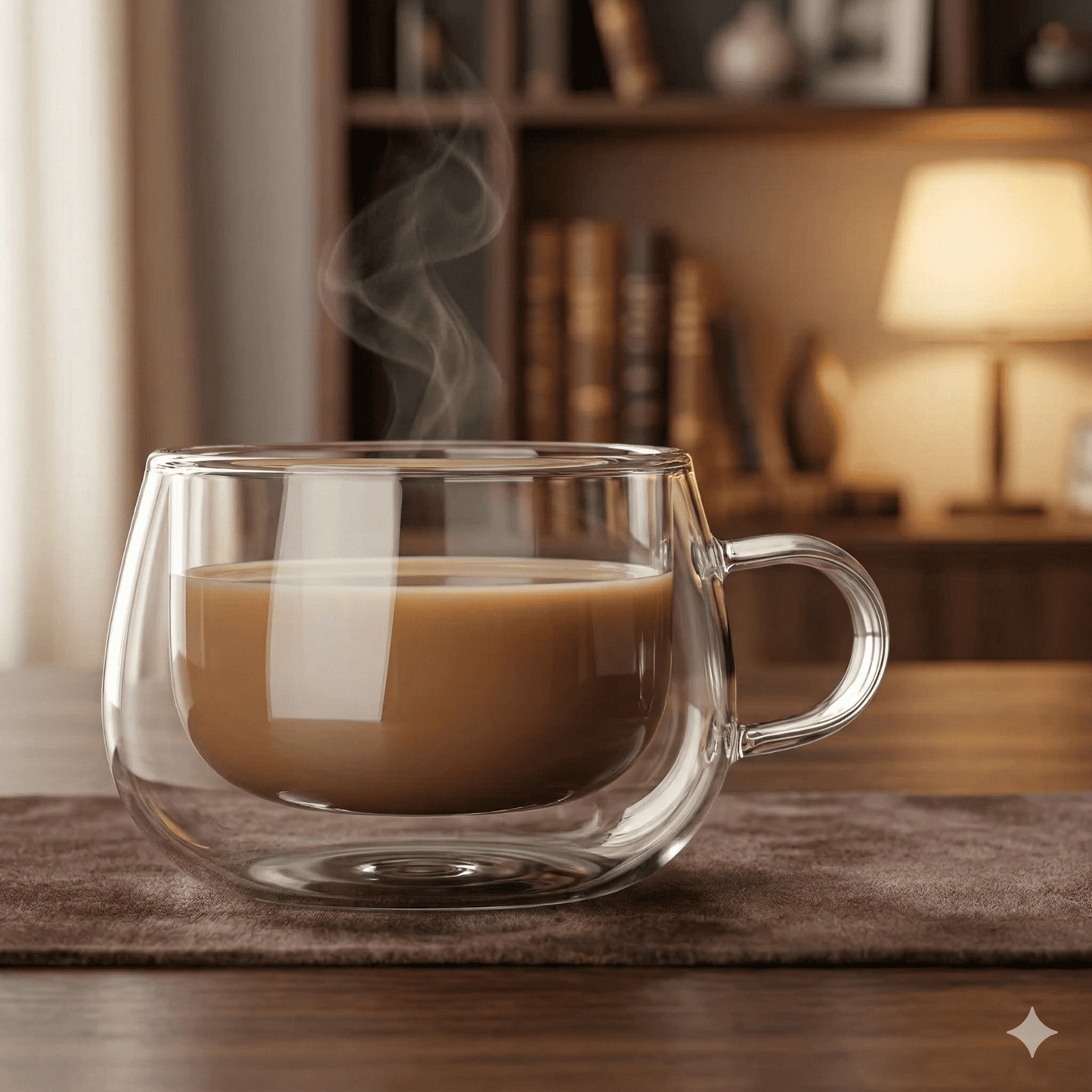 ANNIE – Mug en verre borosilicaté à double paroi résistant à la chaleur (150 ml / 250 ml)